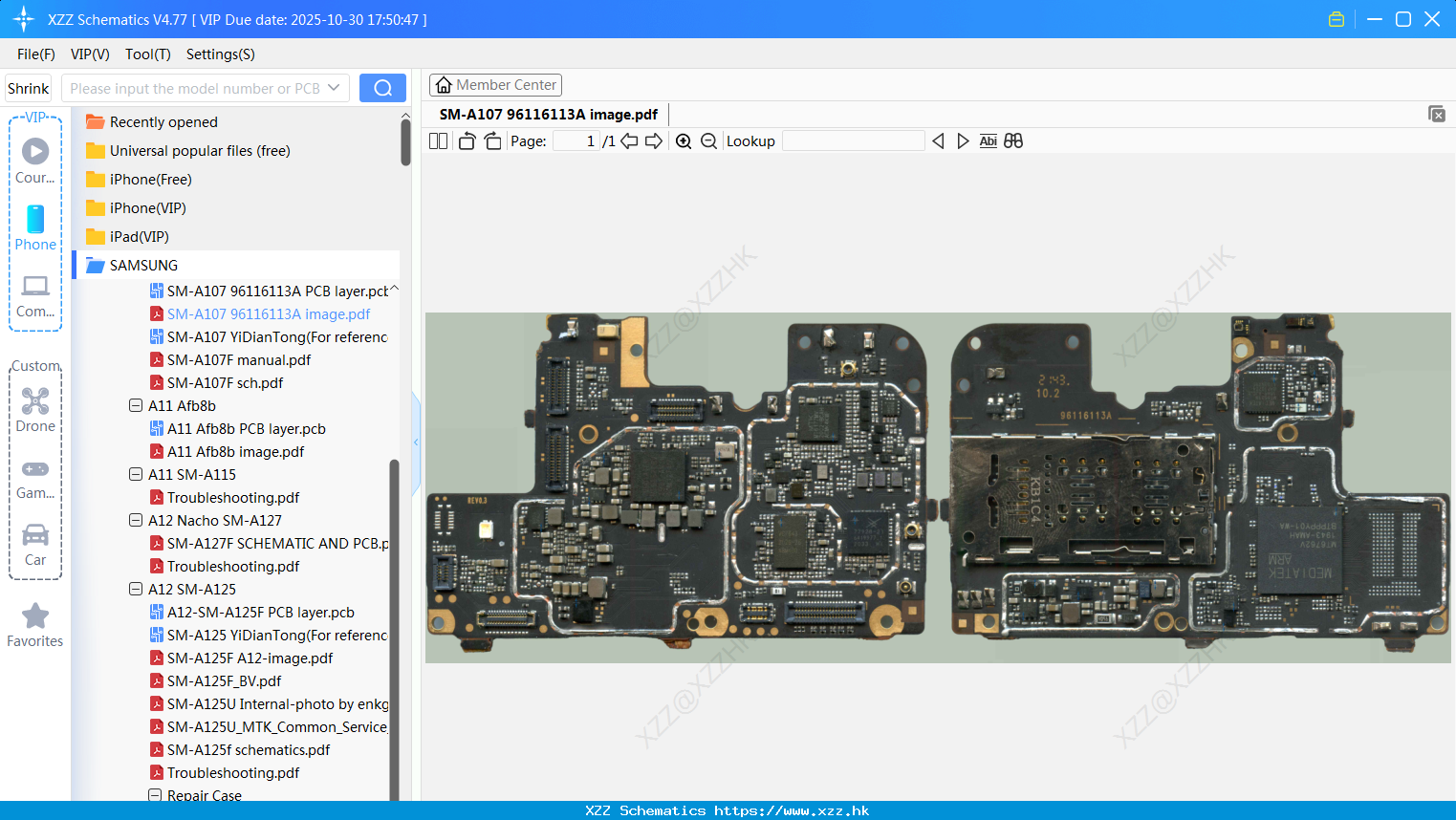 Samsung SM-A107 96116113A Image